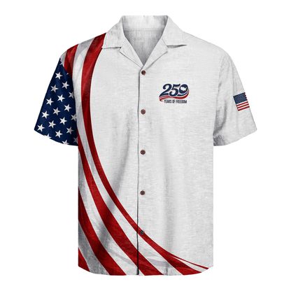 NOVAZA Statue of Liberty Hawaiian Shirt 250th Anniversary 1776-2026