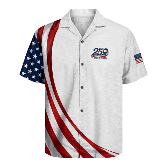 NOVAZA Statue of Liberty Hawaiian Shirt 250th Anniversary 1776-2026